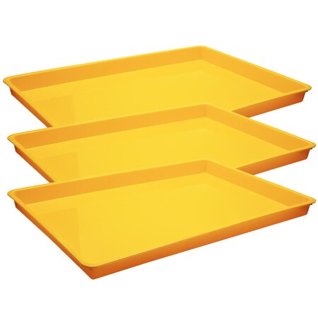 Romanoff Large Creativitray, Yellow, 3PK 36903